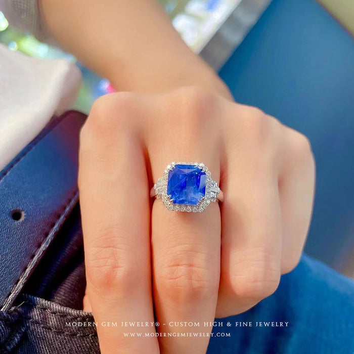 Trendy Blue Sapphire Ring - From the Earth to Your Jewelry Box - The Story of Virgo's September Birthstone - Saratti